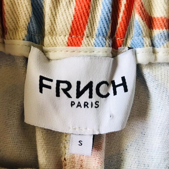 FRNCH Tiffany Creme‎ Wavy Shorts Size Small - Picture 6 of 10